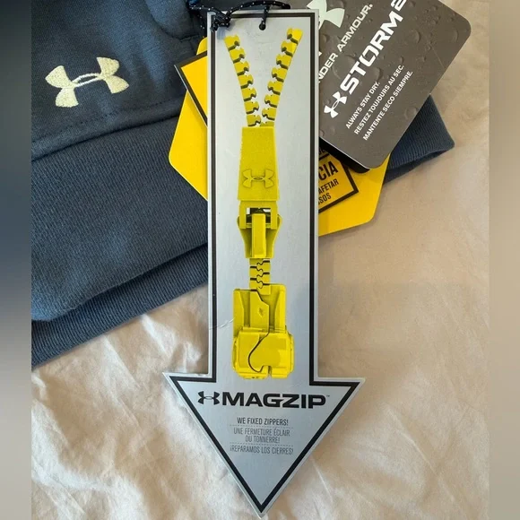 Women’s Under Armour Steel Blue Performance Jacket - Picture 9 of 10